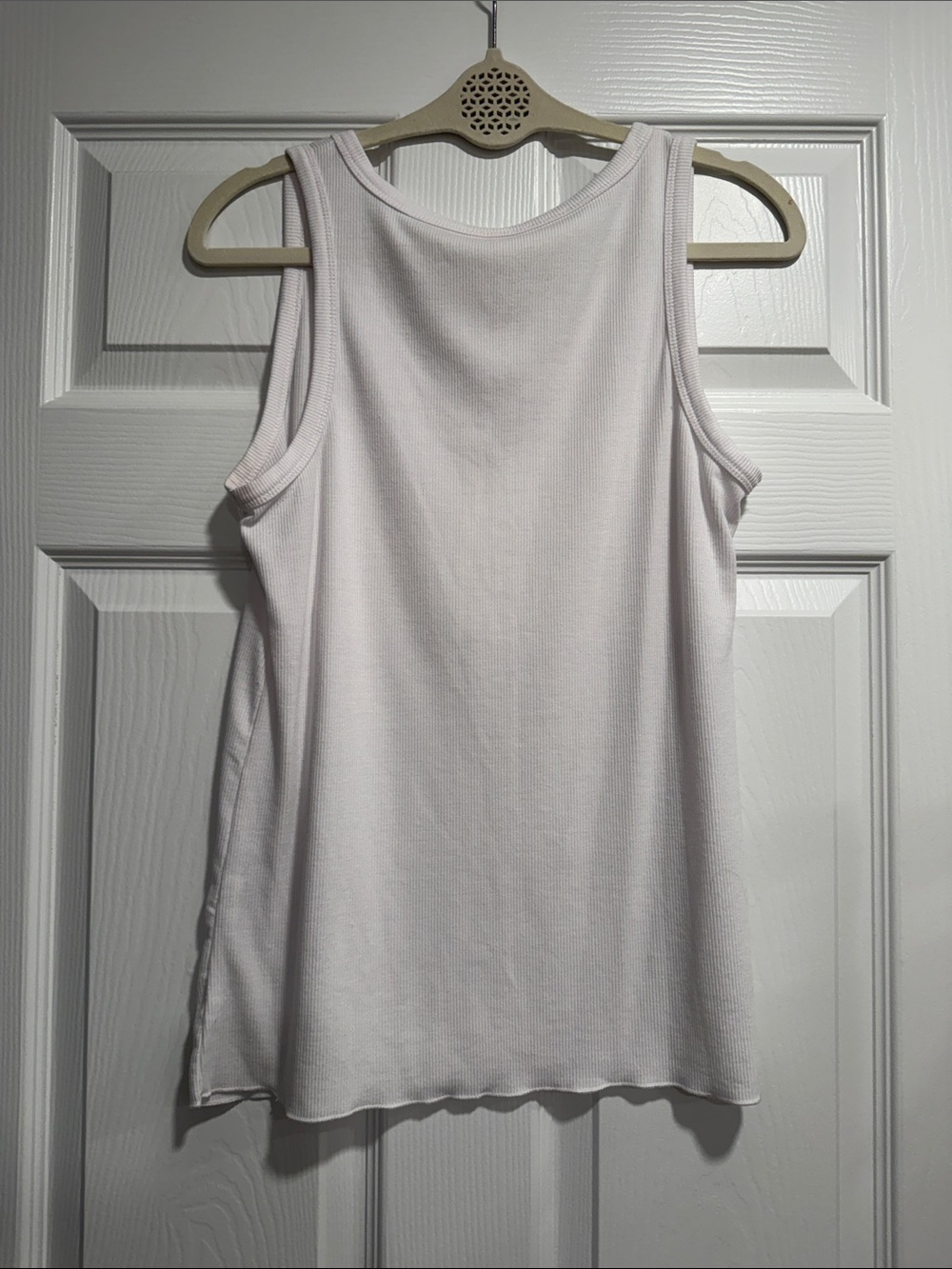 PS Love Pale Pink Ribbed Henley Tank - Picture 6 of 6